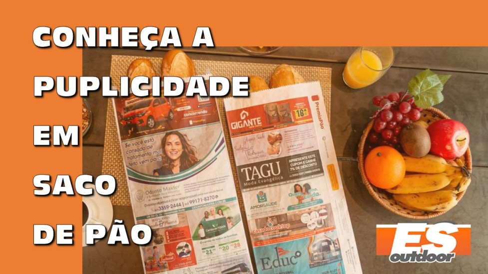 Inove Seu Anúncio com ES Outdoor: Transformando Sacos de Pão em Espaços Publicitários em Vila Velha, ES"