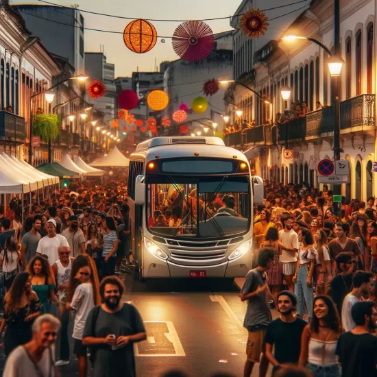 Busdoors Promovendo Festivais de Música em Vitória