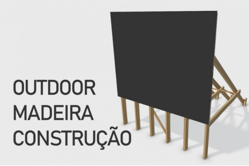 CONSTRUÇÃO DE PLACA DE OUTDOOR 