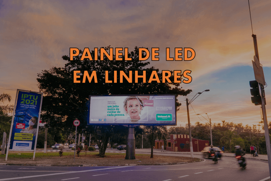 PAINEL DE LED EM LINHARES