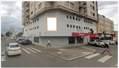 Ponto nº Anuncie no painel de led no predio do Bradesco em Linhares ES