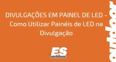 Ponto nº DIVULGAÇÕES DE OUTDOOR - A Importância do Outdoor na Publicidade