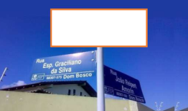 Ponto nº PLACA DE ESQUINA LINHARES